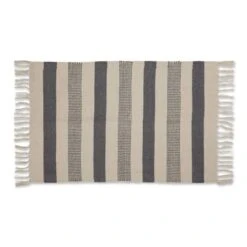 DII® Gray Combo Stripe Hand-Loomed Rug, 2ft. X 3ft.