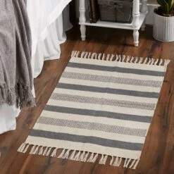 DII® Gray Combo Stripe Hand-Loomed Rug, 2ft. X 3ft. 18 DII® Gray Combo Stripe Hand-Loomed Rug, 2ft. X 3ft. -Michaels Decor Sale D365144S 10