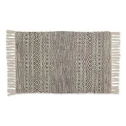 DII® Gray Textured Dobby Hand-Loomed Rug, 2ft. X 3ft.
