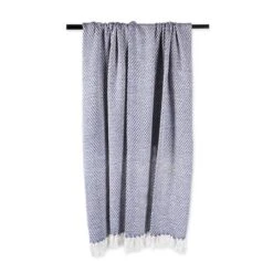 DII® Nautical Blue Woven Throw -Michaels Decor Sale D365146S 6