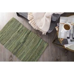 DII® Multi Olive Green Rag Rug, 20" X 31.5" -Michaels Decor Sale D365158S 3