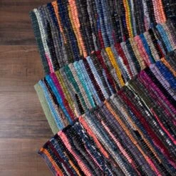 DII® Multicolor Rag Rug, 4ft. X 6ft. -Michaels Decor Sale D365161S 2
