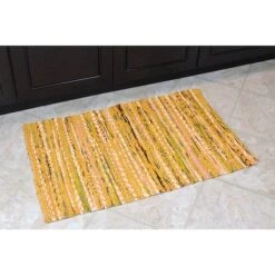 DII® Multi Mustard Rag Rug, 4ft. X 6ft. -Michaels Decor Sale D365162S 2