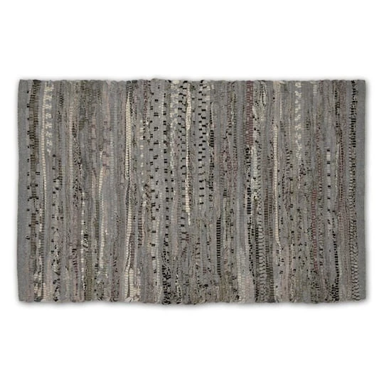DII® Multi Gray Rag Rug, 20" X 31.5" 4 DII® Multi Gray Rag Rug, 20" X 31.5" - Image 2