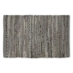 DII® Multi Gray Rag Rug, 20" X 31.5"