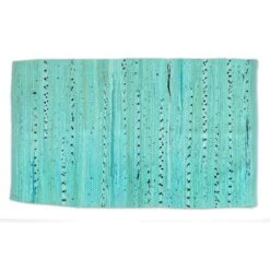 DII® Multi Aqua Rag Rug, 20" X 31.5"