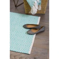 DII® Aqua Diamond Rug, 2ft. X 3ft. -Michaels Decor Sale D365181S 7