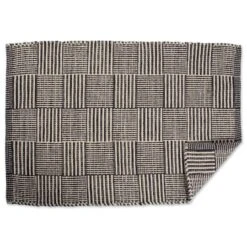 DII® Gray Squares Recycled Yarn Rug, 2ft. X 3ft. -Michaels Decor Sale D365191S 6