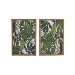 25" Green & Brown Wood Boho Palm Wall Decor, 2ct. 10 25" Green & Brown Wood Boho Palm Wall Decor, 2ct. -Michaels Decor Sale D365296S 1 1