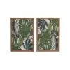 25" Green & Brown Wood Boho Palm Wall Decor, 2ct. -Michaels Decor Sale D365296S 1