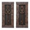 Brown Wood & Metal Rustic Key Wall Décor Set -Michaels Decor Sale D365299S 1