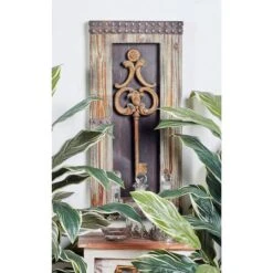 Brown Wood & Metal Rustic Key Wall Décor Set 17 Brown Wood & Metal Rustic Key Wall Décor Set -Michaels Decor Sale D365299S 9