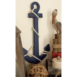 Blue Coastal Anchor Wood Wall Décor 14 Blue Coastal Anchor Wood Wall Décor -Michaels Decor Sale D365306S 7