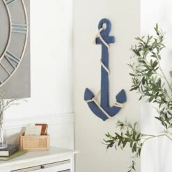 Blue Coastal Anchor Wood Wall Décor 15 Blue Coastal Anchor Wood Wall Décor -Michaels Decor Sale D365306S 8