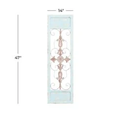 Turquoise & Gold Farmhouse Ornamental Wood Wall Décor -Michaels Decor Sale D365319S 6