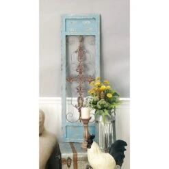 Turquoise & Gold Farmhouse Ornamental Wood Wall Décor -Michaels Decor Sale D365319S 7