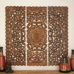 Brown Wood Traditional Wall Décor Set 17 Brown Wood Traditional Wall Décor Set -Michaels Decor Sale D365332S 7
