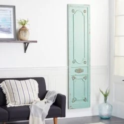 78" Green Farmhouse Floral Wood Wall Décor -Michaels Decor Sale D365333S 8