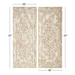 41" Beige Vintage Wall Decor Set -Michaels Decor Sale D365379S 5