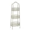 White Iron Farmhouse 3 Tier Tray Stand 1 White Iron Farmhouse 3 Tier Tray Stand -Michaels Decor Sale D365436S 1