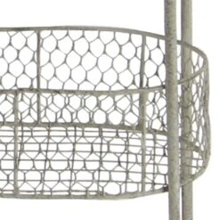 White Iron Farmhouse 3 Tier Tray Stand -Michaels Decor Sale D365436S 5