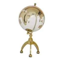 15" Gold Aluminum Glam Globe -Michaels Decor Sale D365462S 2