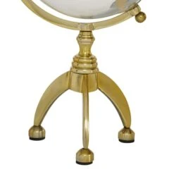 15" Gold Aluminum Glam Globe -Michaels Decor Sale D365462S 4