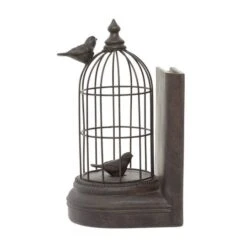 Black Metal Farmhouse Birdcage Bookends Set -Michaels Decor Sale D365473S 11
