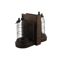 Black Metal Farmhouse Birdcage Bookends Set -Michaels Decor Sale D365473S 7