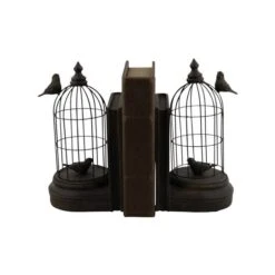 Black Metal Farmhouse Birdcage Bookends Set -Michaels Decor Sale D365473S 9
