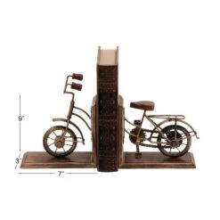 9" Brass & Wood Vintage Bicycle Bookends -Michaels Decor Sale D365481S 10