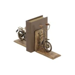 9" Brass & Wood Vintage Bicycle Bookends -Michaels Decor Sale D365481S 5