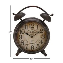 13" Black Metal Vintage Clock -Michaels Decor Sale D365484S 7