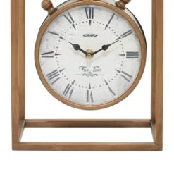 13" Bronze Metal Vintage Clock 15 13" Bronze Metal Vintage Clock -Michaels Decor Sale D365490S 4