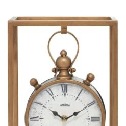 13" Bronze Metal Vintage Clock 16 13" Bronze Metal Vintage Clock -Michaels Decor Sale D365490S 5