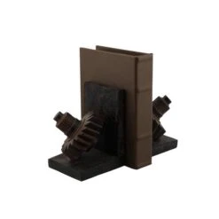 Brown Industrial Gear Bookends Set -Michaels Decor Sale D365513S 4
