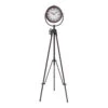 57" Black Metal Standing Industrial Clock -Michaels Decor Sale D365522S 1