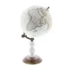 14" White Marble & Metal Modern Globe -Michaels Decor Sale D365547S 1
