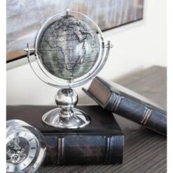 10" Silver Stainless Steel Traditional Globe 16 10" Silver Stainless Steel Traditional Globe -Michaels Decor Sale D365550S 7