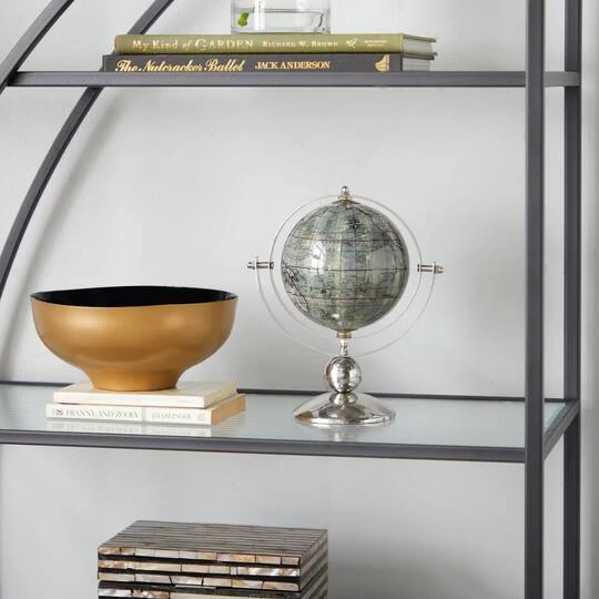 10" Silver Stainless Steel Traditional Globe 10 10" Silver Stainless Steel Traditional Globe - Image 8