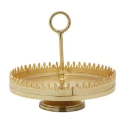 13" Gold Aluminum Glam Tray Stand 18 13" Gold Aluminum Glam Tray Stand -Michaels Decor Sale D365577S 6