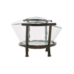 Copper Glass & Metal Modern Serving Bowl 12 Copper Glass & Metal Modern Serving Bowl -Michaels Decor Sale D365587S 3