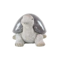13" White Polystone Turtle Garden Sculpture -Michaels Decor Sale D365714S 4