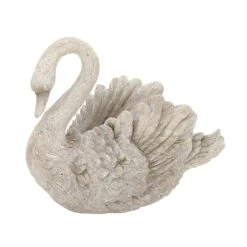 18" Gray Swan Polystone Garden Sculpture -Michaels Decor Sale D365736S 3