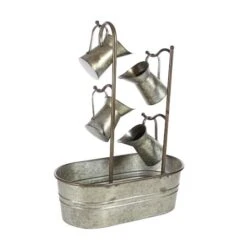 34" Gray Iron Farmhouse Fountain -Michaels Decor Sale D365755S 2