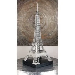 42" Silver Aluminum Eiffel Tower Sculpture -Michaels Decor Sale D366563S 9