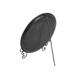 25" Traditional Decorative Iron Fleur De Lis Plate With Stand -Michaels Decor Sale D366614S 3