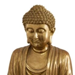 16" Gold Buddha Glam Sculpture -Michaels Decor Sale D366621S 4