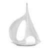 37" Silver Aluminum Sailboat Sculpture -Michaels Decor Sale D366709S 1