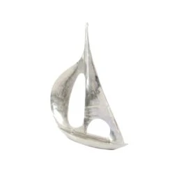 37" Silver Aluminum Sailboat Sculpture -Michaels Decor Sale D366709S 5